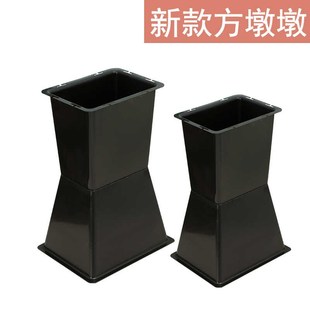 黑色方墩墩包花神器塑料花桶花束内胆插花箭桶花店材料方形箭筒