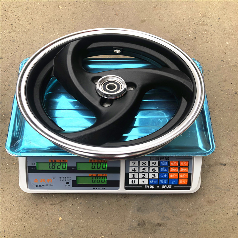 踏板摩托车轮圈讯鹰125福喜迅鹰巧格尚领前钢圈碟刹后轮圈轮毂