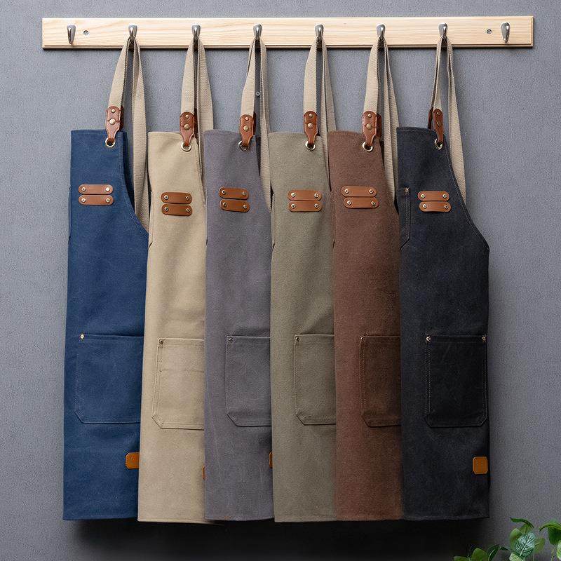 厚帆布围裙印字LOGO工业风网红理发饭店水果咖啡西餐厅服务员围裙,鲜花速递/花卉仿真/绿植园艺,割草机/草坪机,淘宝优惠券,粉丝福利购,淘宝优惠卷