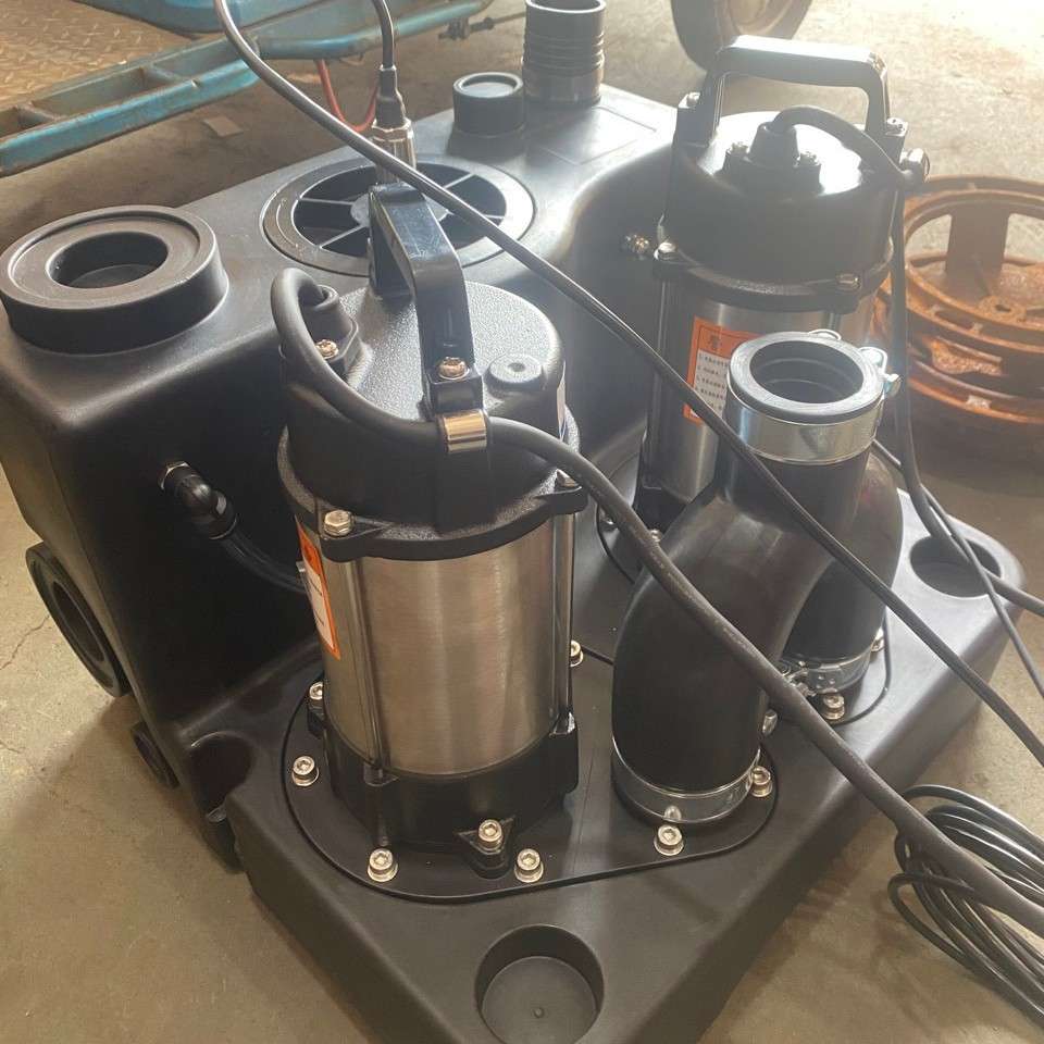 别墅污水提升设备 厨房一体化隔油设备 成套家用地下室提升泵