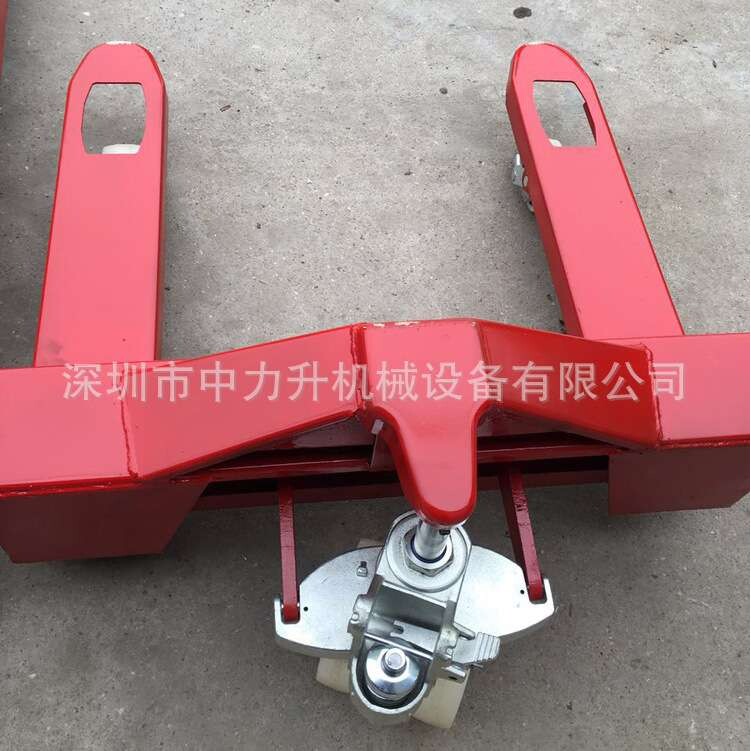 加长加宽液压搬运车超短超窄手动叉车升降托盘车地牛叉车