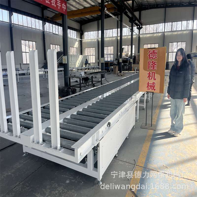 自动翻转滚筒线180度旋转辊道输送带动力辊道线车间加工流水线