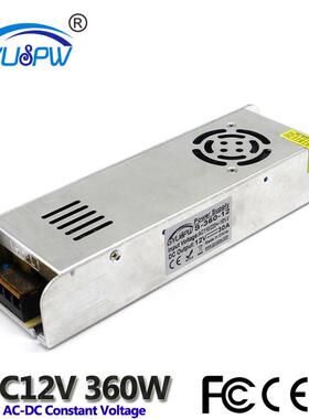 12V360W开关电源 LED广告标识灯箱电源 DC12V安防监控展柜电源