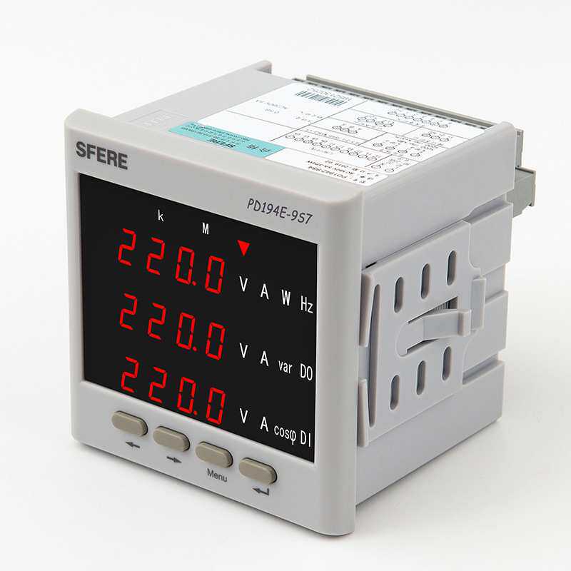 江苏斯菲尔电气PD194E-9S7（CD194E-9S7）多功能仪表三相四线电表