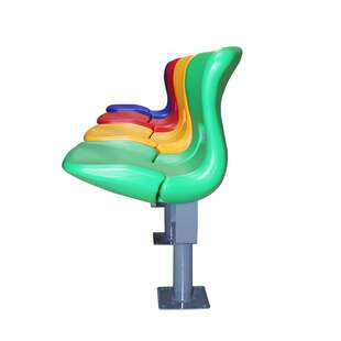 厂家会场馆塑料座椅 公共座椅看台椅翻板椅 候车室等候椅可折叠