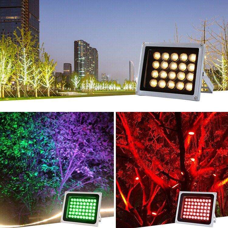 户外景观led照树灯防水投光灯庭院灯园林草坪亮化工程彩色投射灯