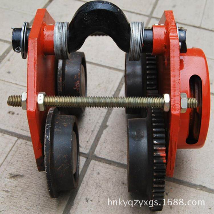 2吨单轨小车3吨猫头吊5吨手拉葫芦链条起重C型吊具滑轮组