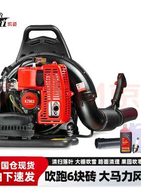 凯姿背负式四冲程汽油大功率风力灭火机大棚吹雪机KZ吹树叶鼓风机