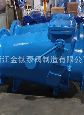 微阻缓闭止回阀铸钢法兰单向式重锤止回阀厂家浙江HH44H-25C