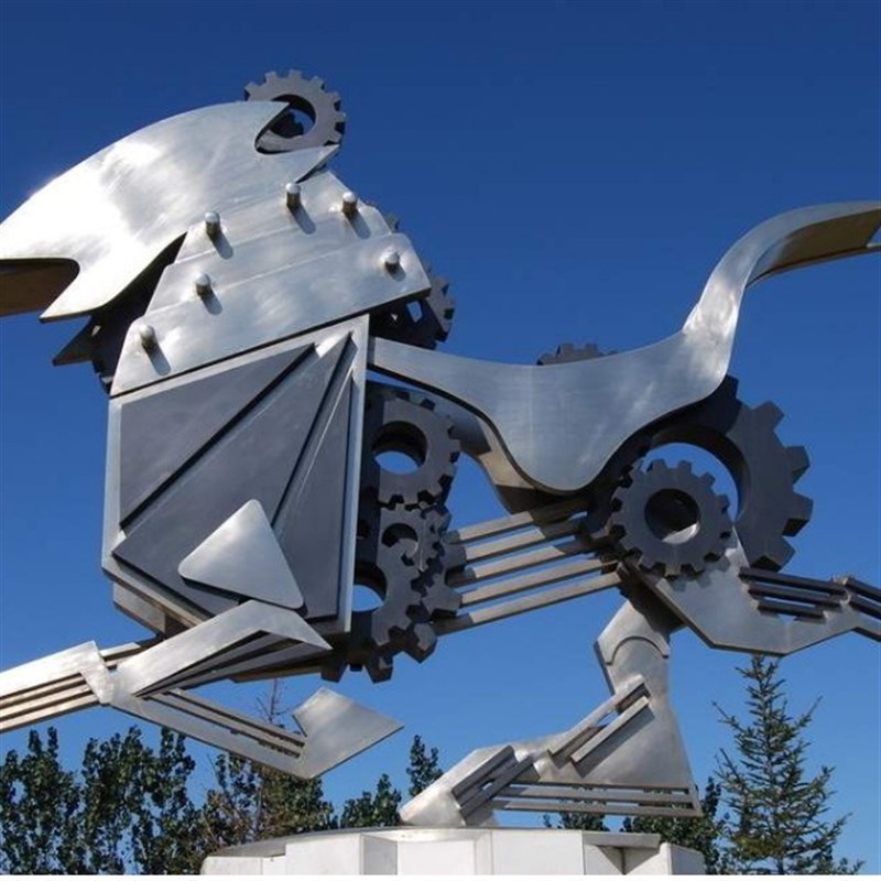 大型不锈钢雕塑厂家户外景观创意镜面雕塑公园地标广场标志性建筑