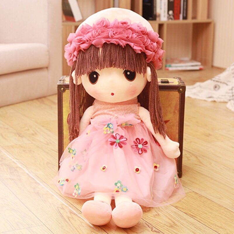 菲儿公主毛绒玩具可爱布洋娃娃玩偶小公仔女孩抱枕生日礼物送儿童