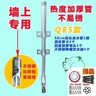 猪饮水器套装猪饮水管配件猪水定位栏自动喂水母猪产床养猪场