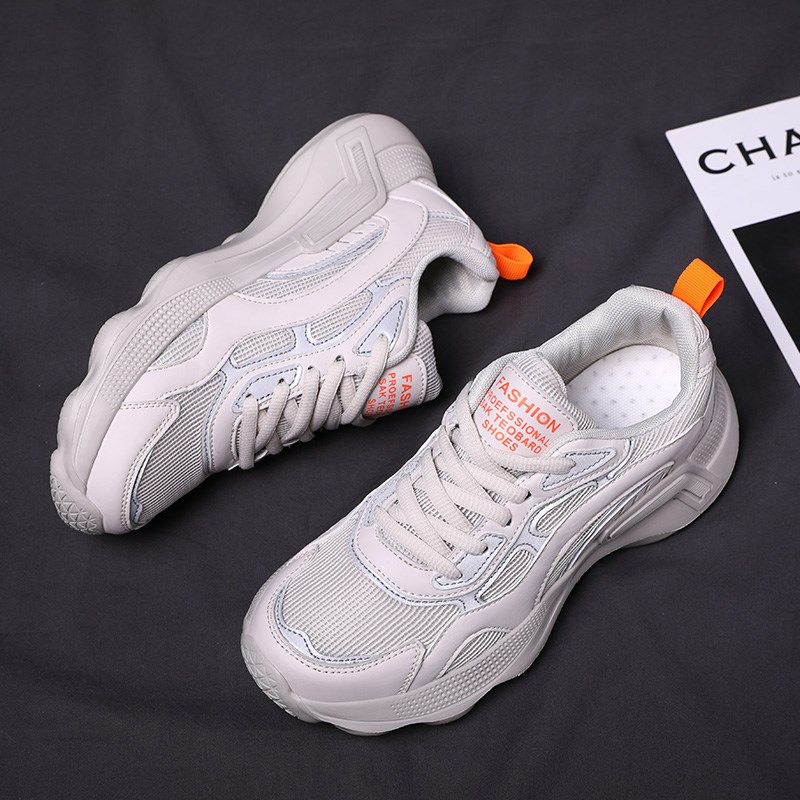 新款外贸老爹鞋潮流百搭休闲运动鞋轻便缓震厚底女鞋学生鞋子捡漏