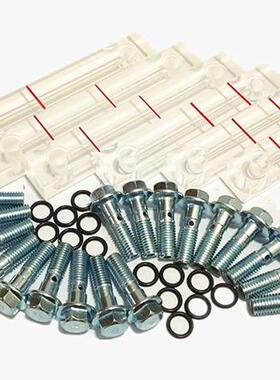 SA复盛螺杆空压机观油镜液油位计镜送 送O型圈螺栓 空压机油位计