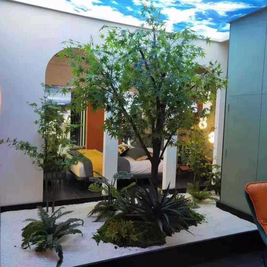厂家直销各种尺寸真树杆榕树枫树橱窗造景树家居展厅软装装饰树