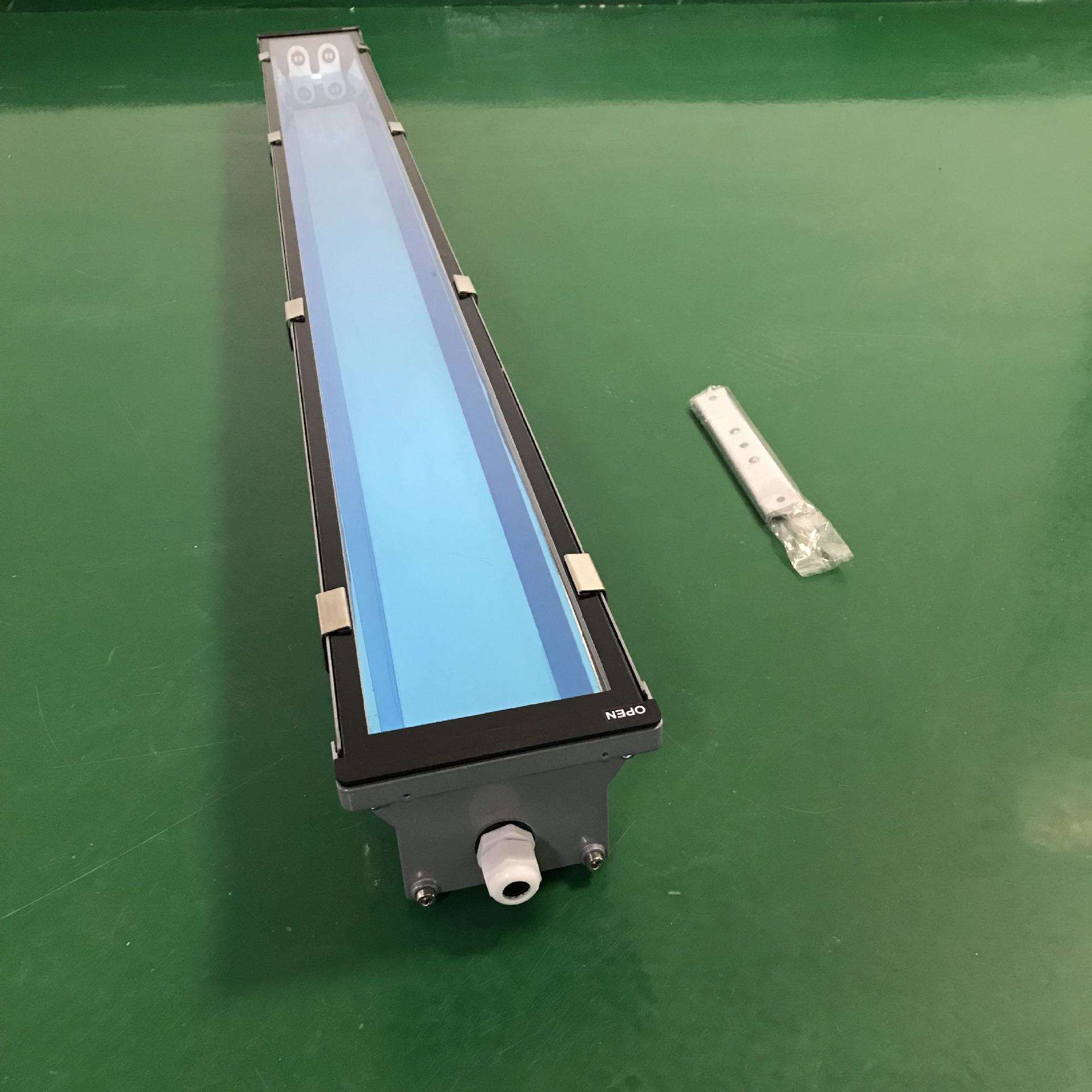 压铸铝隧道三防灯具套件led隧道灯T8双管钢化玻璃三防灯具套件