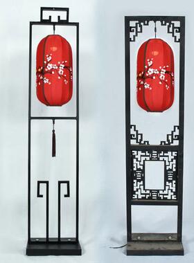 婚庆道具铁艺手绘灯笼路引婚礼中式场景布置装饰摆件仿古唐汉宫灯