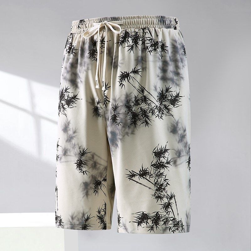 350斤大码夏季国风短裤男宽松新款大裤衩中式潮流加肥加大五分裤,男装,短裤,淘宝优惠券,粉丝福利购,淘宝优惠卷