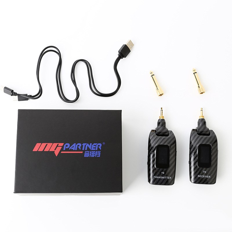 T9无线音频5.8G电吉他迷你蓝牙传输充电发射器电吹管收发器降噪