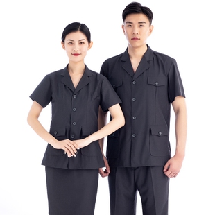 新款夏季奶奶灰工作服夏装官书记员审判服短袖衬衫夏裤夏裙现货