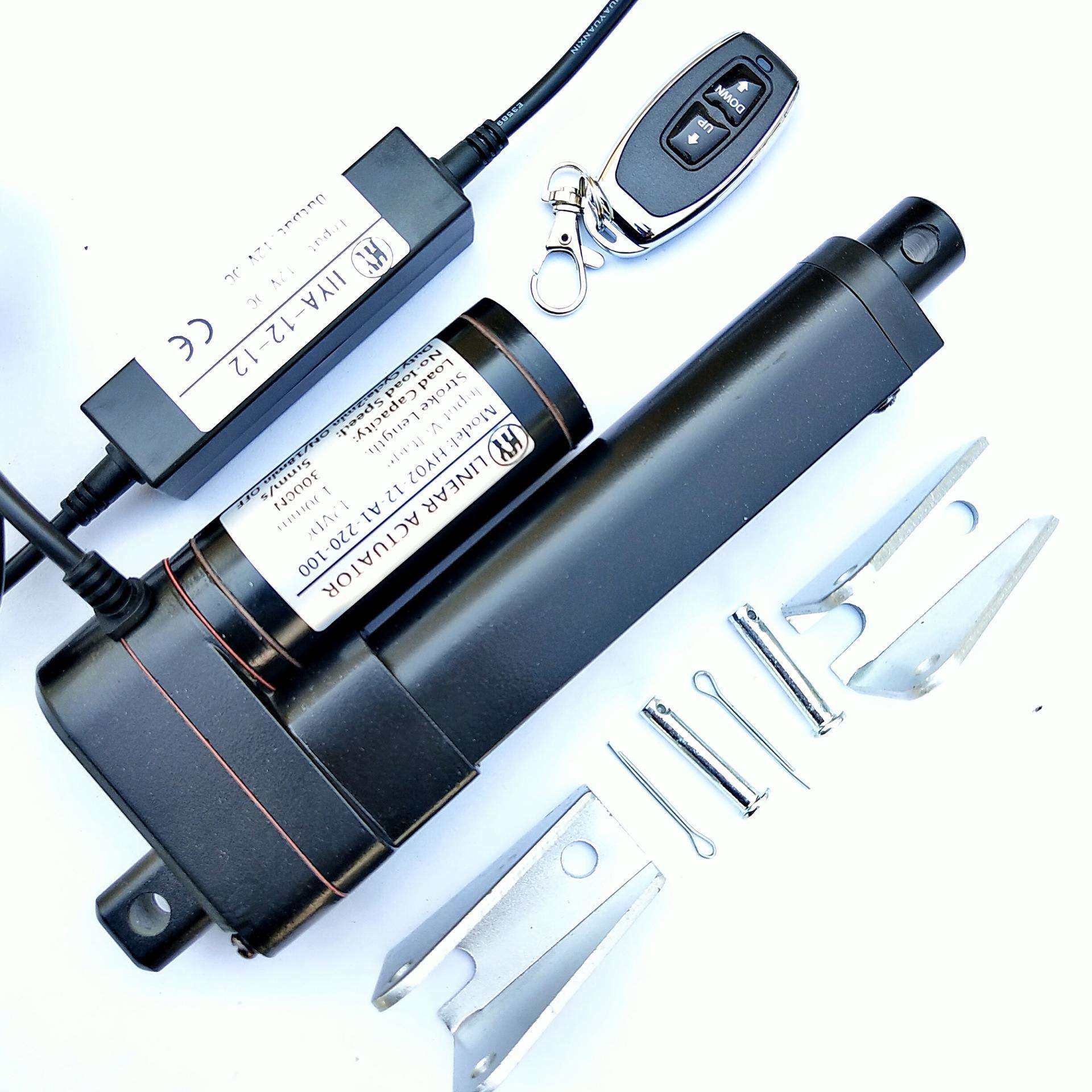 HY02厂家推力型工业多功能伸缩杆微型直线直流电机电动推杆