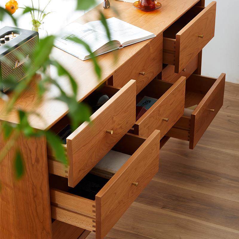 北欧实木收纳柜现代简约家具原木云端斗柜客厅樱桃木大容量储物柜,鲜花速递/花卉仿真/绿植园艺,割草机/草坪机,淘宝优惠券,粉丝福利购,淘宝优惠卷