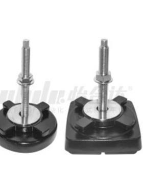 整块调节型铸铁+橡胶底座型WAM04/08-D100/140-M12-M16-L75/100