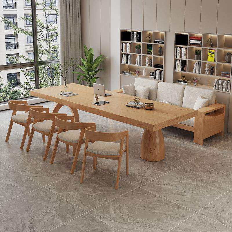 北欧风客厅大书桌实木茶桌椅组合多人学习桌现代简约长桌子工作台,鲜花速递/花卉仿真/绿植园艺,割草机/草坪机,淘宝优惠券,粉丝福利购,淘宝优惠卷