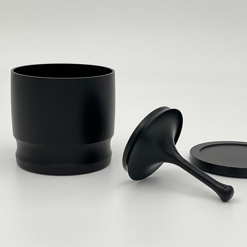 咖啡全铝带盖接粉杯适用58mm手柄接粉器磨豆机防飞粉防飞粉神器