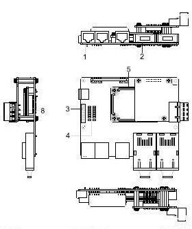 三旺 MAS6105-3T2F-1CI-1DI(RS-485) 矿用交换机 3onedata