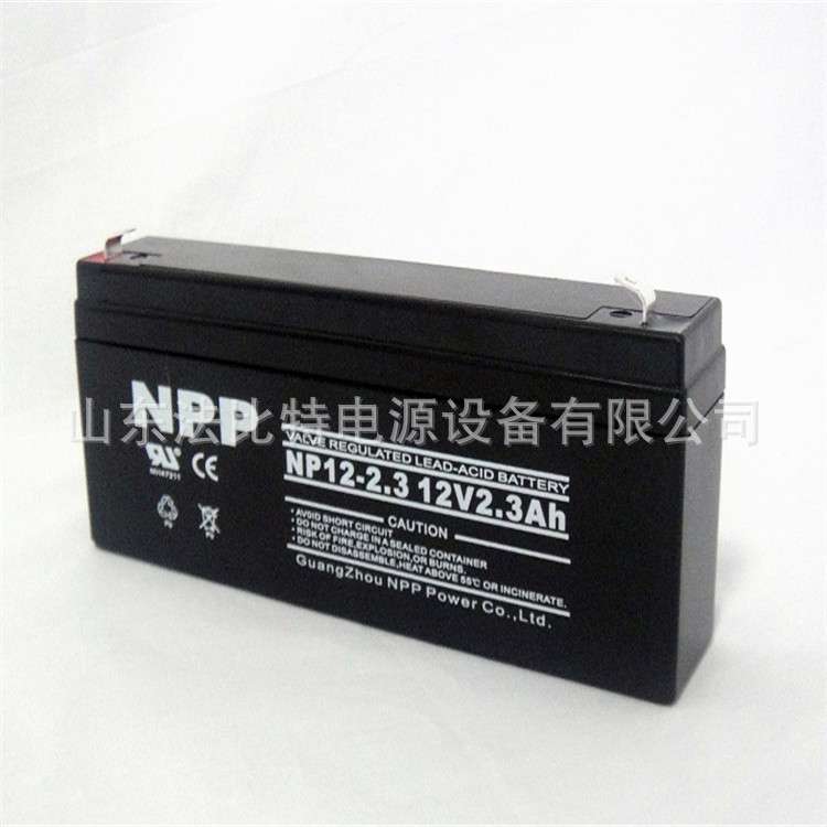 彬州NPP铅酸蓄电池NP12-2.3/12V2.3Ah质保1年  精密仪器 耐普