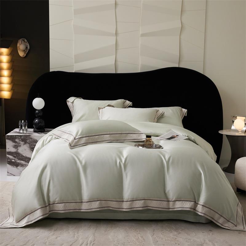 轻奢印花100支天丝棉南通四件套柔软丝滑高端四季床品一件起批