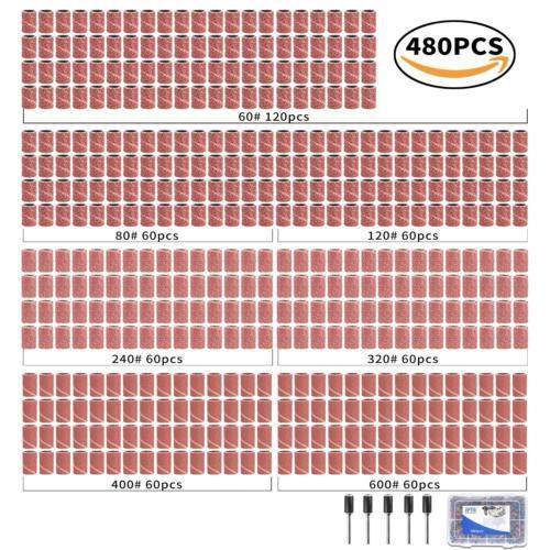 跨境480PC电磨1/4"砂带鼓砂圈混合粗细套装小孔旋转工具盒,鲜花速递/花卉仿真/绿植园艺,割草机/草坪机,淘宝优惠券,粉丝福利购,淘宝优惠卷