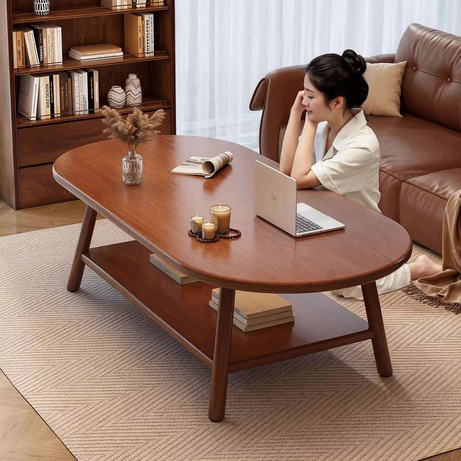 茶几小户型家用客厅小桌子简约现代出租屋沙发旁茶桌餐桌坐地桌子