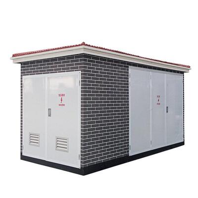 欧式箱式变电站订做户外箱变630KVA 景观环保型预装式变电站厂家
