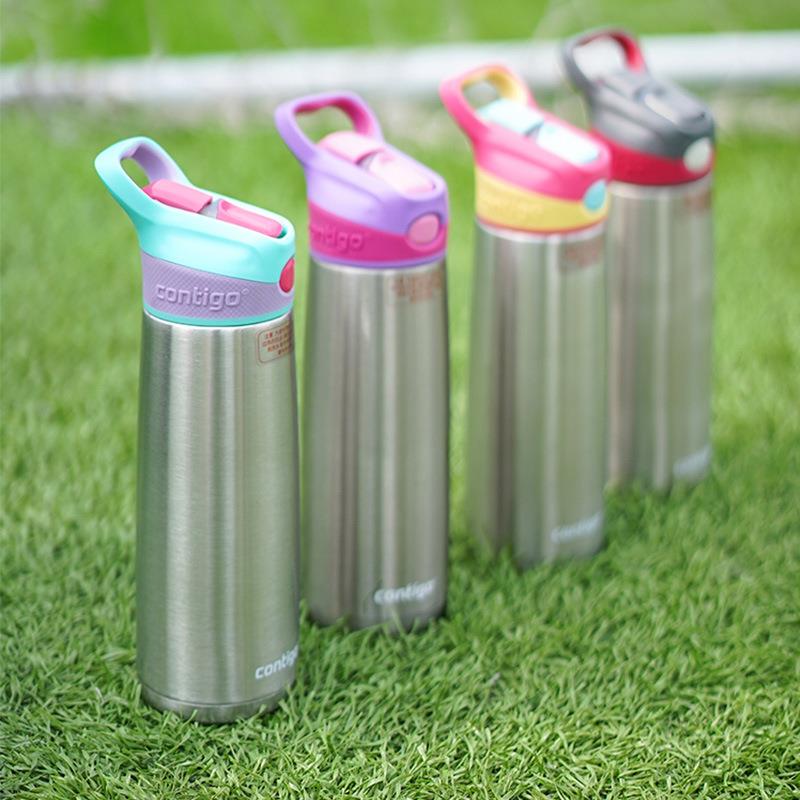 contigo康迪克保温杯成人学生吸管杯大容量运动水壶车载保冷杯子