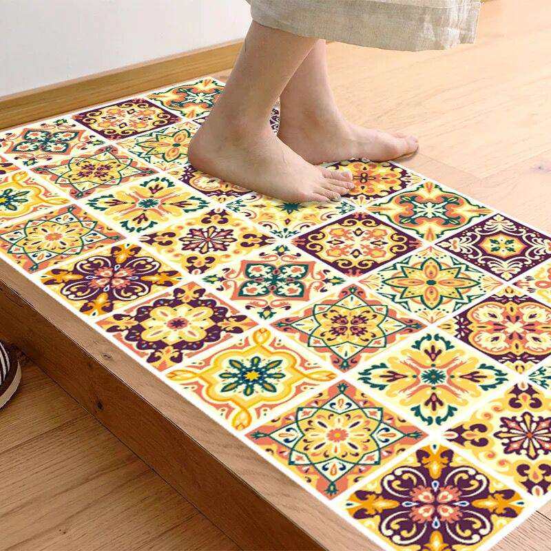 摩洛哥瓷砖风格地板贴浴室客厅厨房卫生间防滑耐磨3D地贴DB001