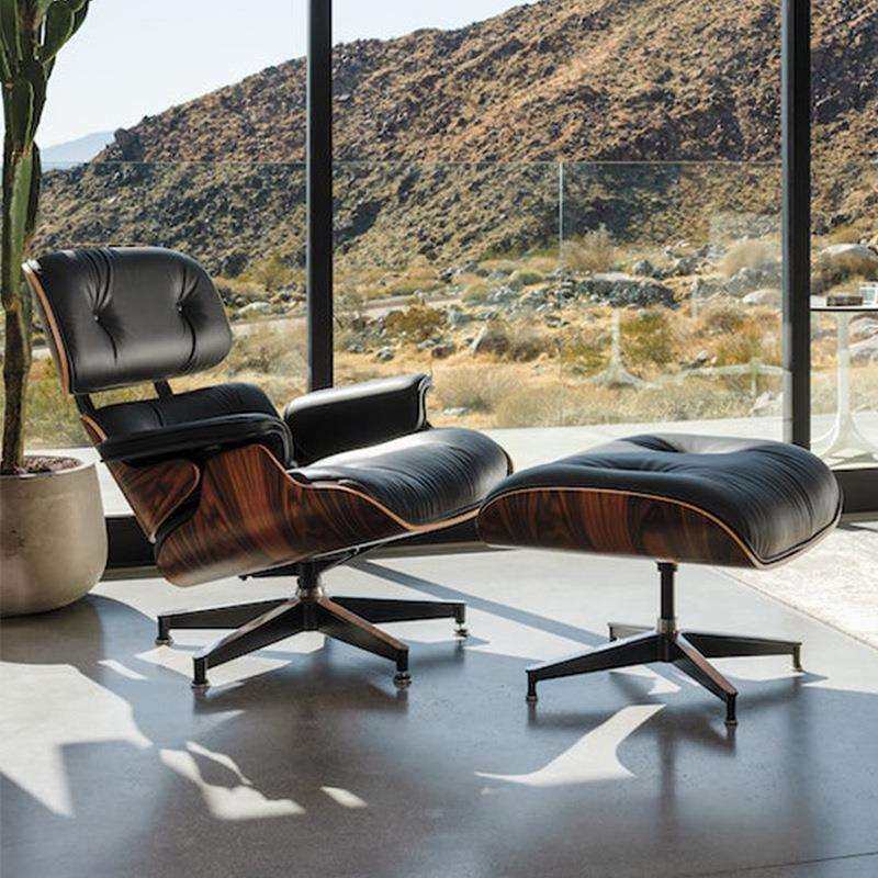 伊姆斯轻奢躺椅沙发椅eames现代简约设计师单人轻奢老板办公椅子
