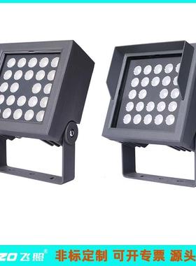 LED48W60W投光灯全彩七彩RGBWL恒功率DMX染色文旅景观亮化树桩灯