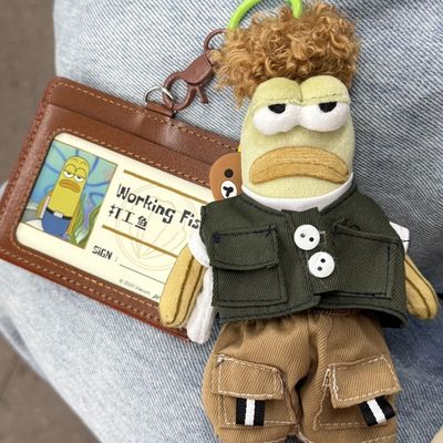 比奇堡娃衣的居民们毛衣酷酷挂件呆呆鱼丑鱼打工鱼花朵粉裙换装着