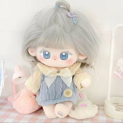 蓝莓奶盖新品20cm棉花换装娃娃衣服可爱套装现货包邮送礼