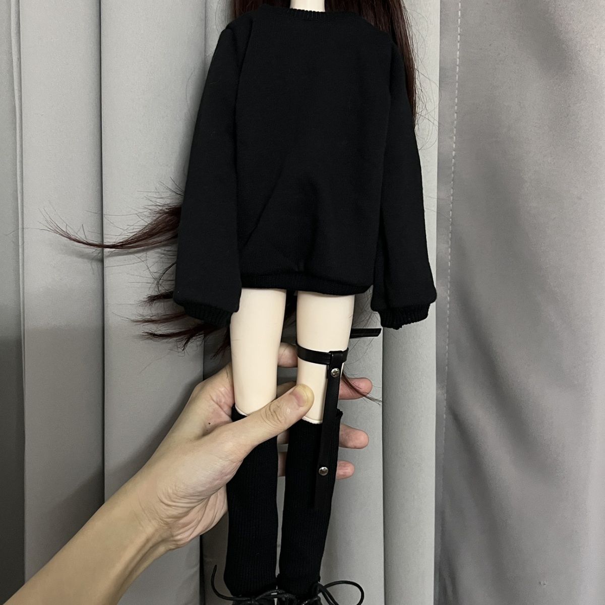bjd套装oversize风格宽松6分4分娃衣dbj娃娃衣服卫衣