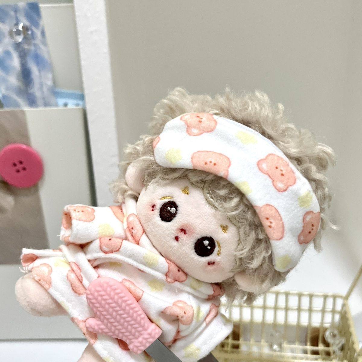 10cm娃衣睡袍睡袋系列20cm厘米棉花娃服可爱套装公仔玩偶换装