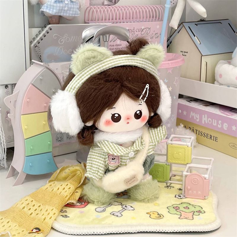 棉花娃娃20cm娃衣新品抹茶雪域可爱公仔衣服替换装