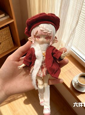 bjd娃衣8分12分ob11冬季11-17厘米潘妮邦倪兔阿巳体可动人偶衣服