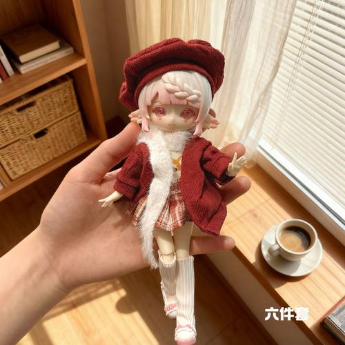 bjd娃衣8分12分ob11冬季11-17厘米潘妮邦倪兔阿巳体可动人偶衣服