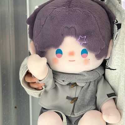 40cm娃衣韩版呢外秋冬棉花娃娃40厘米坐姿无属性公仔玩偶可爱衣服