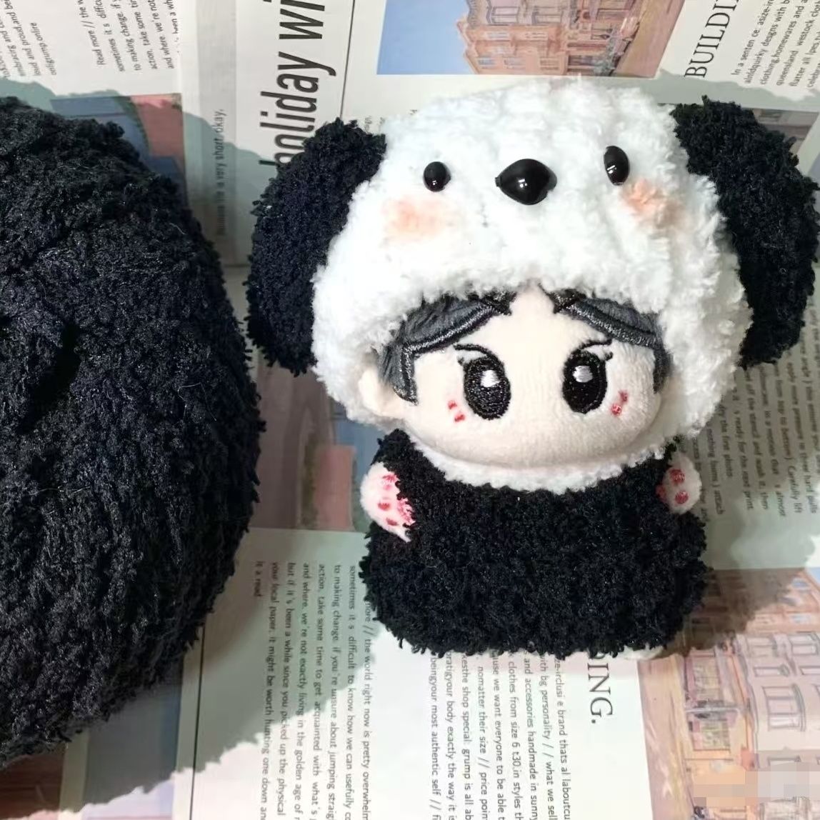 5cm娃衣可爱棉花娃娃帽子套装头围12厘米左右