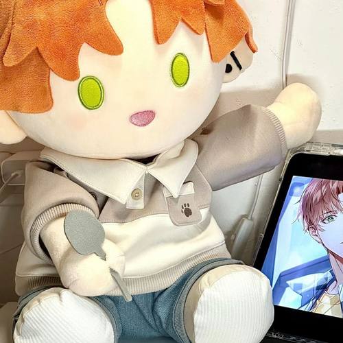 40cm娃衣坐姿棉花娃娃毛绒公仔一番衣服换装外出套装便宜包邮