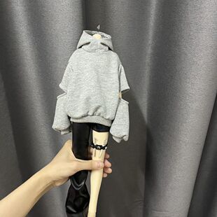 四分娃衣bjd4分简约上衣皮裤卫衣纯色复古亚文化暗黑